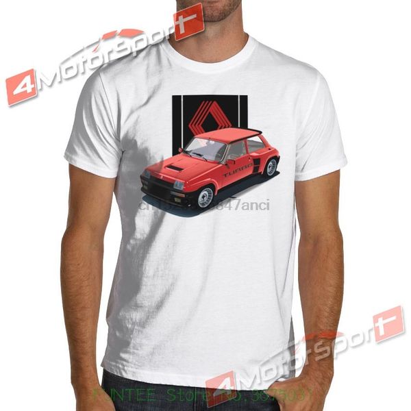 

brand cotton men clothing male slim fit t shirt renault 5 turbo retro rally racer t-shirt wrc sport hooded sweatshirt hoodie