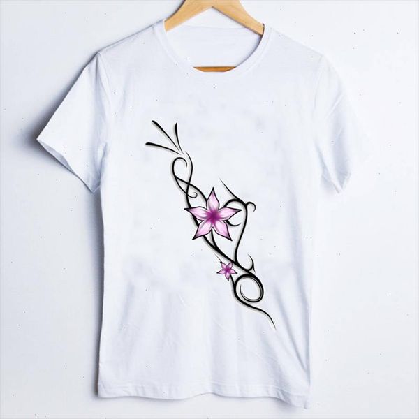 

tees for women print cartoon floral summer autumn fall short sleeve ladies clothes lady clothing female t shirt t shirt, White