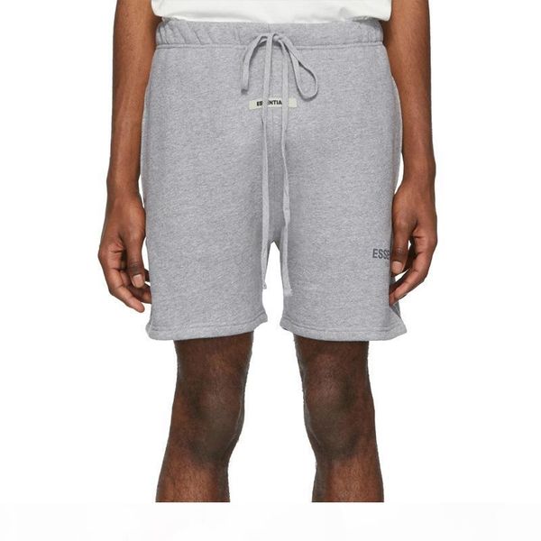 

fog essentials shorts fear of god 3m reflective sweat shorts mens casual sweatshorts joggers harem shorts hip hop skateboard streetwear, White;black