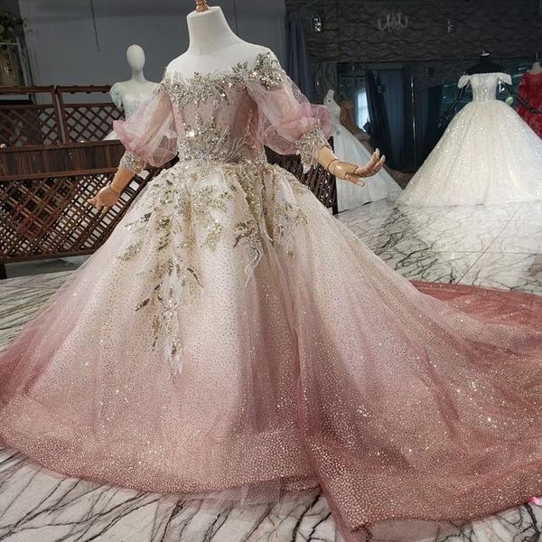 

girl's dresses flower girl vneck sash tulle pageant first communion dress prom ball gown princess baby party, Red;yellow