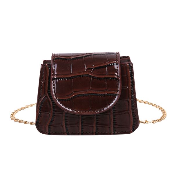 

hbp mini cute pu leather crossbody bags for women 2020 round square messenger shoulder bag ladies phone purses and handbags brown
