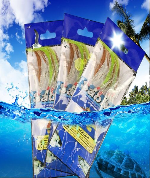 

5шт / комплект крючки для поворотной рыбалки luminous искусственной силиконовой приманка эпидермис luminous песок строка комбинации hook sqc