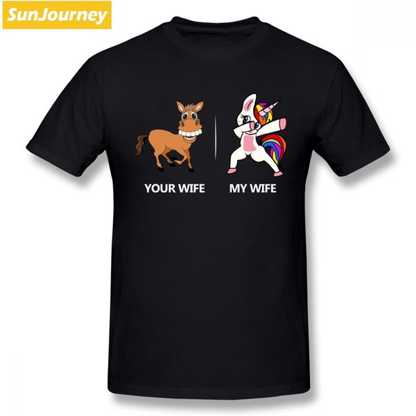 

latest t shirt funny unicorn your wife my wife short sleeve pure round neck big size t shirt for boy tshirt sport hooded sweatshirt hoodie