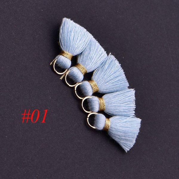 

30pc lot cotton thread mini tassel diy boho jewelry making supplies bracelet necklace finding fringe trim pendants small tassels h jllumj