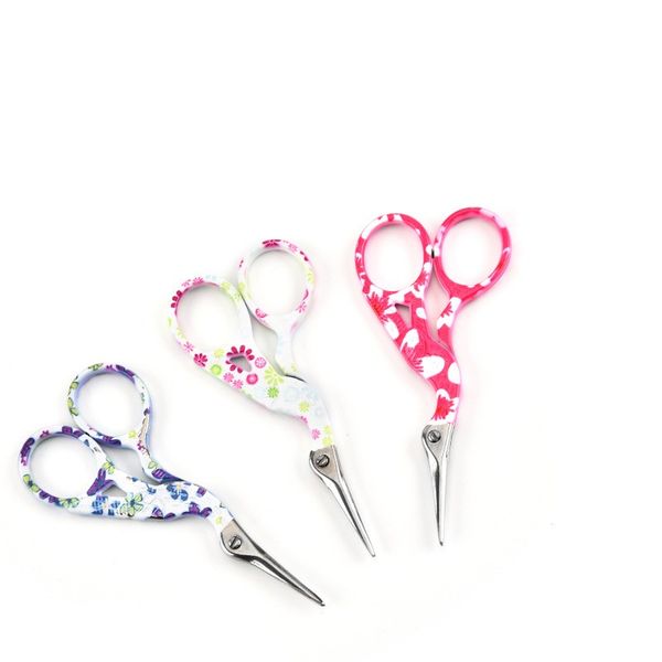 

metal vintage style scissor stainless steel multicolor home crane scissors fit yarn tea threadhead cross embroidery tool durable 4 8fl e1