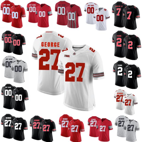 

ohio state buckeyes jerseys archie griffin jersey zach harrison master teague iii jeremy ruckert college football jerseys custom stitched, Black