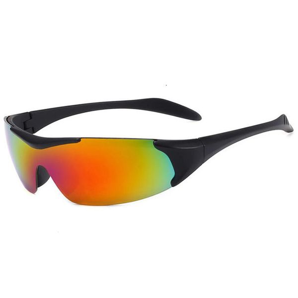 

designer fashion men women sunglasses designer bicycle outdoor cycling eyewear mirror brand sports bike sun glasses with case, White;black