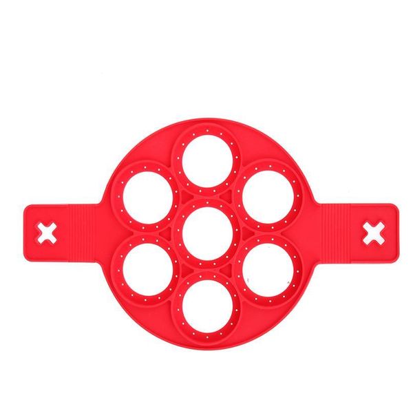 

7 holes sile pancake maker creative kitchen fried eggs molds nonstick bbyrpr