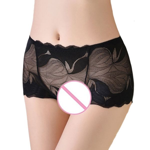 

autumn mid-rise lace solid color padded seamless trendy panties underwear women's nylon briefs bragas mujer, Black;pink