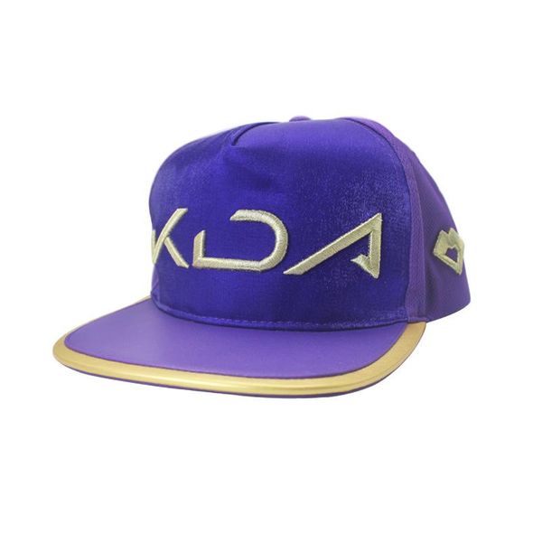 

game k/da kda akali cosplay baseball cap rap snapback hat cap fashion hip-hop hats for women men wholesale price lots