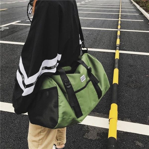 

duffel bags personalized portable travel bag large capacity men and women luggage sports fitness bag1