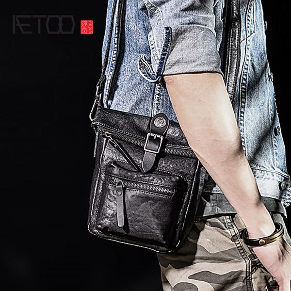 

hbp aetoo vegetable tanned leather cross-body bag