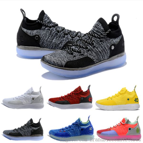 

new kevin durant 11 shoes mens durant kd 11 gold/championship mvp finals sports training sneakers shoes size 7-12