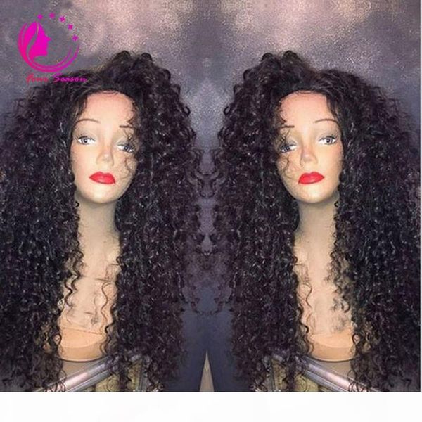

full lace human hair wigs 180 density glueless lace wigs for black women brazilian virgin lace front wigs with baby hair ship, Black;brown