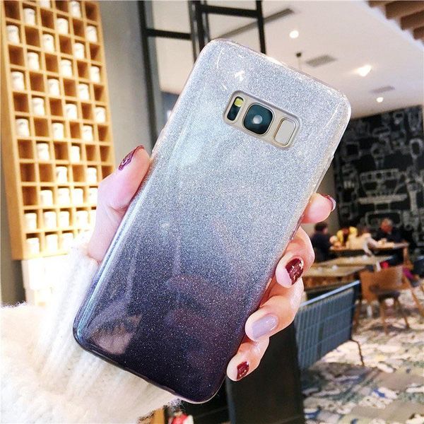 

градиент блеска мягкий силиконовый корпус для samsung galaxy a10 a20 a30 a40 a50 a50 a60 a70 a80 m10 m20 m30 a7 a9 2018 sqcstr case2010