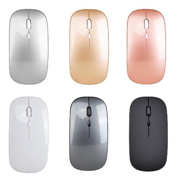 

2.4g silent mouse rechargeable wireless mouse with usb receive colorful fashion mice for office gaming