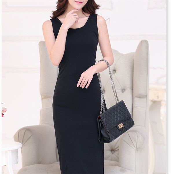 

2021 new female new black girl summer sleeveless casual stylish party dress wxf742 yliv, Black;gray