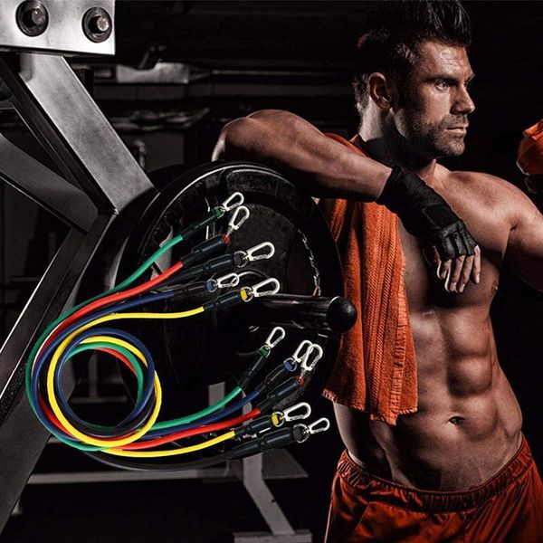

resistance bands 11pcs/set pull rope exercise set home gym equipment pectoral training improves chest equipment fitness
