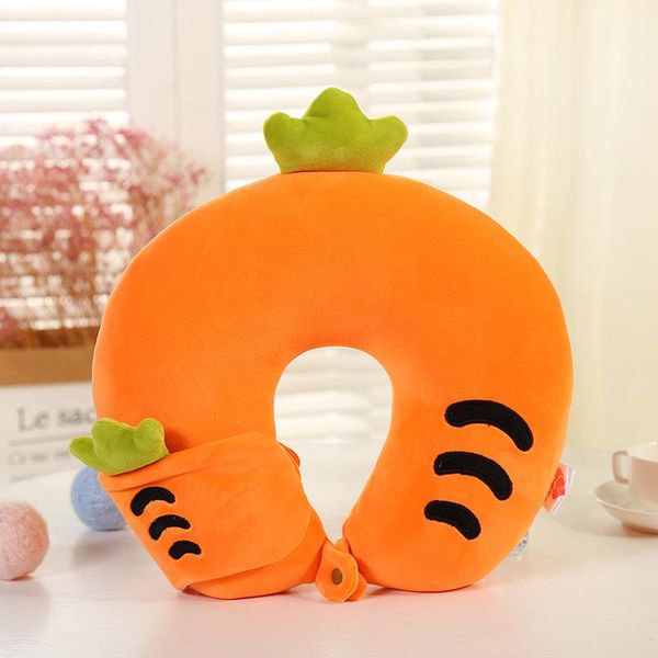 

fruit u-shaped pillow + eye mask travel set u-shaped pillow home headrest neck eye mask travel neck
