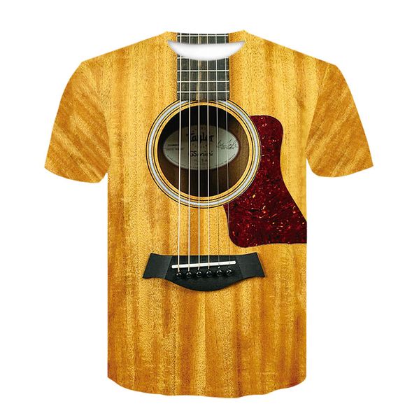 

mens 3d musical guitar bass print rock roll psychedelic orchestra gym 3d print shirts plus size hentai hippie men clothing