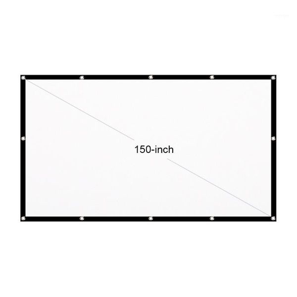 

projection screens portable hd projector screen 16:9 foldable environmental protection thick durable for outdoor home theater1