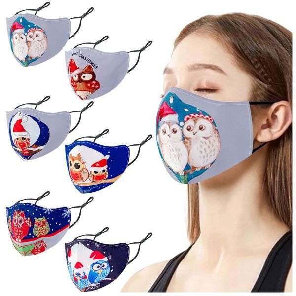 

сова печати маски рождество обложка эластичный cat маска многоразовый моющийся безопасности дышащий маска mondkapjes wasbaar 127 wmtlqo otsw