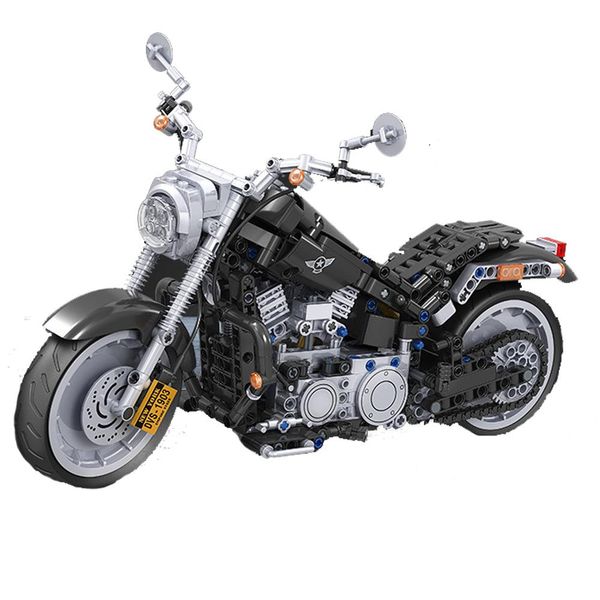 

победитель 709pcs 7049 техника серия собранные строительные блоки 1: 6 american motorcycle model toys для детей jllsxi mx_home