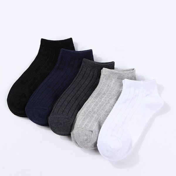

men's socks 5pairs/lot men cotton summer sport comfortable breathable male boat business, Black