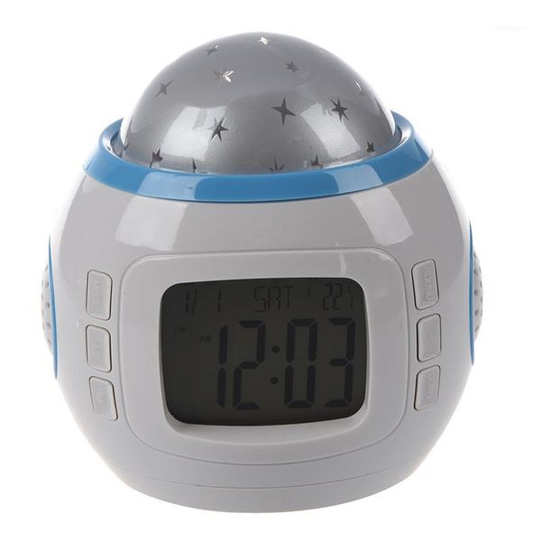 

music starry star sky projection digital alarm clock calendar1