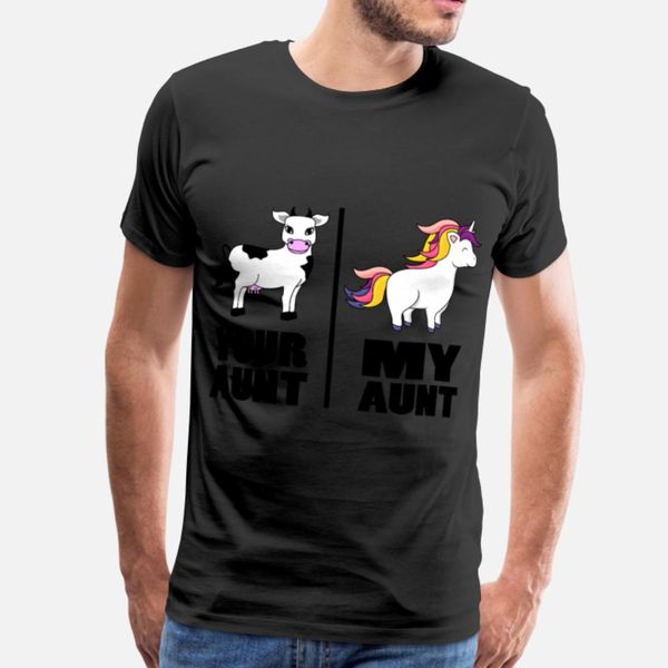 

your aunt my aunt funny unicorn gift t shirt leisure black summer tracksuit hoodie sweatshirt