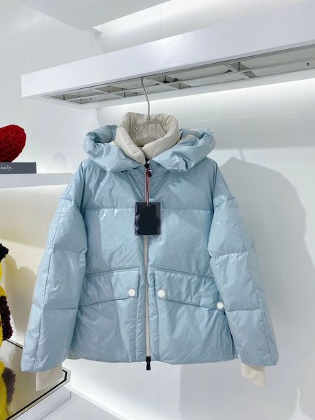 

2020 winter down jacket women warm hooded down parka loose casual fashion candy colors mo white duck down coat, Black;brown