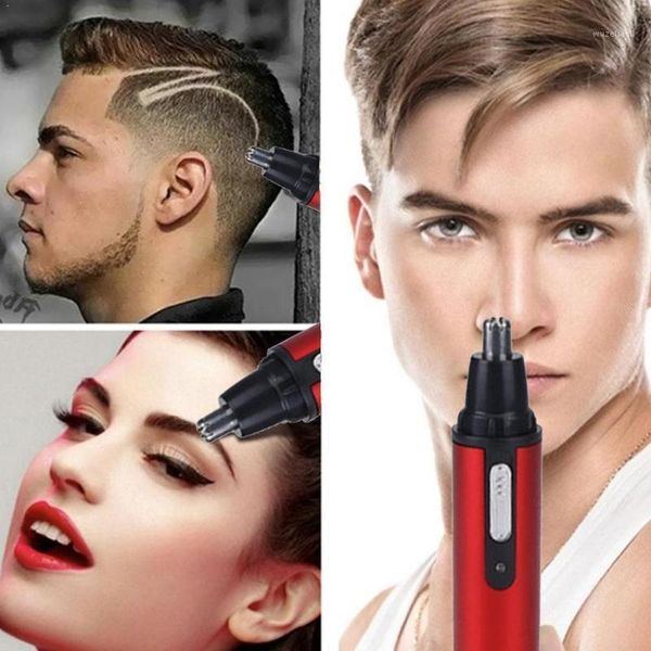

usb rechargeable nose hair trimmer repair nose hair cut safe care trimming shaving tool knife s6y11
