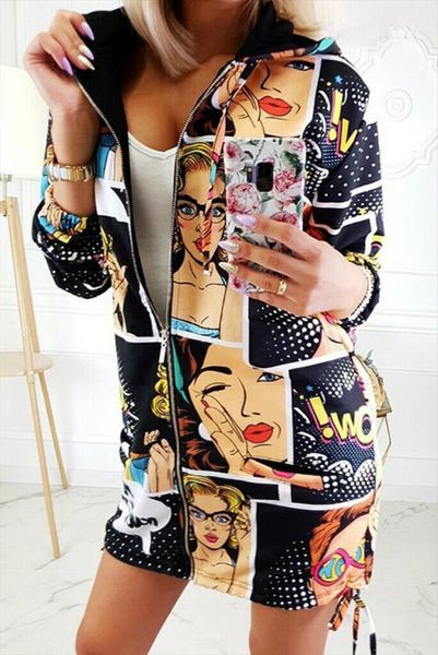 

women jacket spring autumn vintage zipper long sleeve jacket for women vintage cool casual new fashion long sale, Black;brown