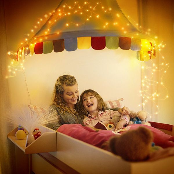 

home lights led garden copper string wire usb fairy light strip lamp outdoor solar powered christmas party holiday decor