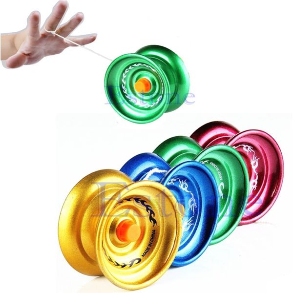 

1 pc aluminum design professional yoyo ball bearing string trick alloy for kids gift q1219