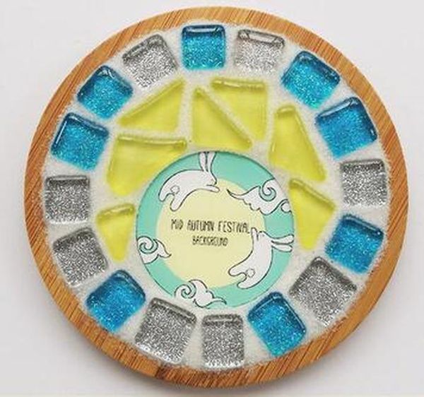 

mix color glass stone mosaic tiles for children puzzle art craft diy creative coaster materials mosaic making christmas gift wmtrbh xhhair