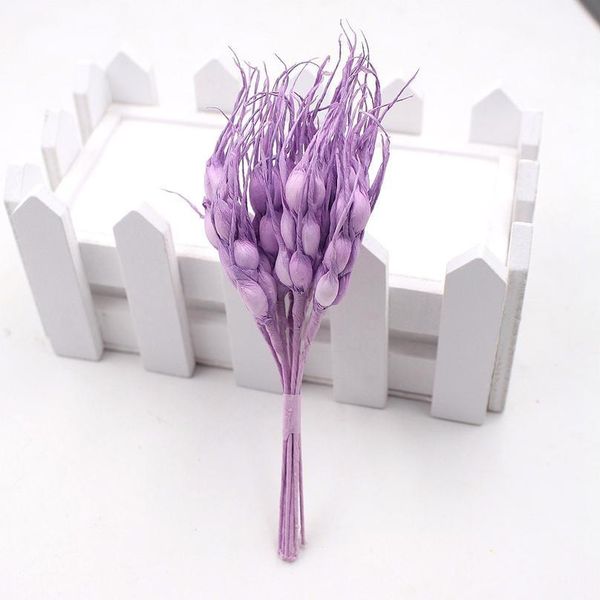 

10pcs/lot artificial flower mini bubble wheat bunches for wedding home decoration diy craft garland scrapbook flower acc bbyqhg
