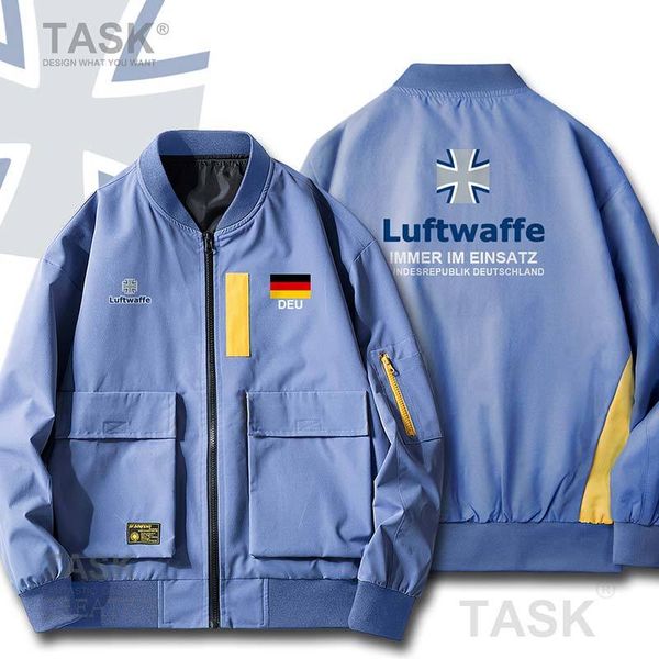 

military army jackets air force germany deutschland german de bomber jacket casual men flight pilot air force coat spring autumn 1027, Black;brown