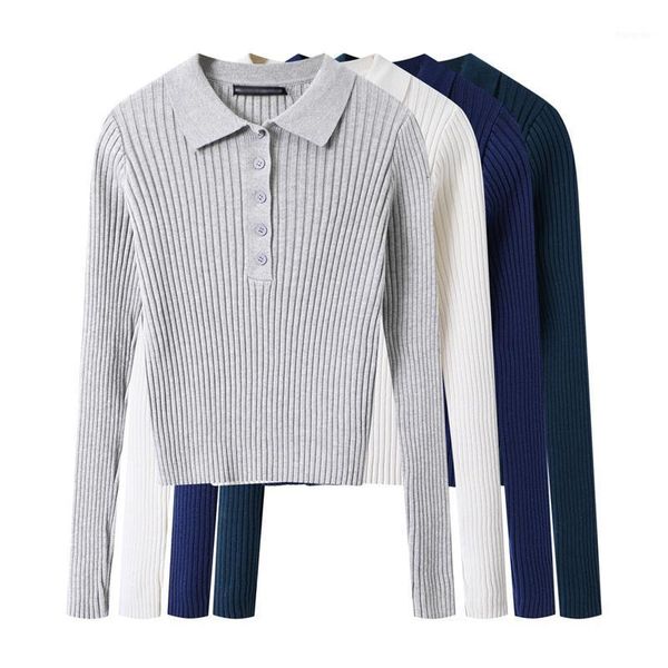 

slim girls bomb knitted blouses 2020 autumn fashion ladies sweet shirts streetwear women elegant female chic1, White