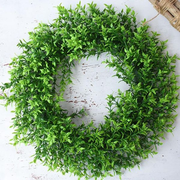 

decorative flowers & wreaths artificial plants grtificial garland wreath green for the front door christmas decorations home wedding1