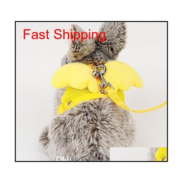 

rabbit traction cute angel wings design bunny hamster rabbit vest harness qylacd bdenet