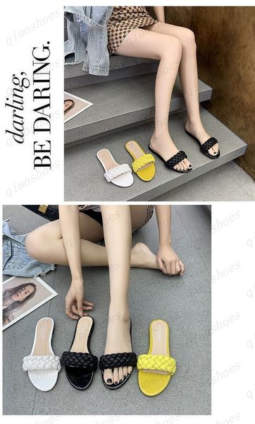 

flip-flops 2021 women's new comfortable slippers size 35-42, Black