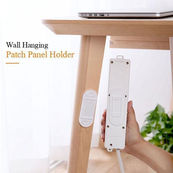

4/8/16pairs punch-wall hanging patch panel holder wall-mounted cable patch panel holders traceless board racks hanger