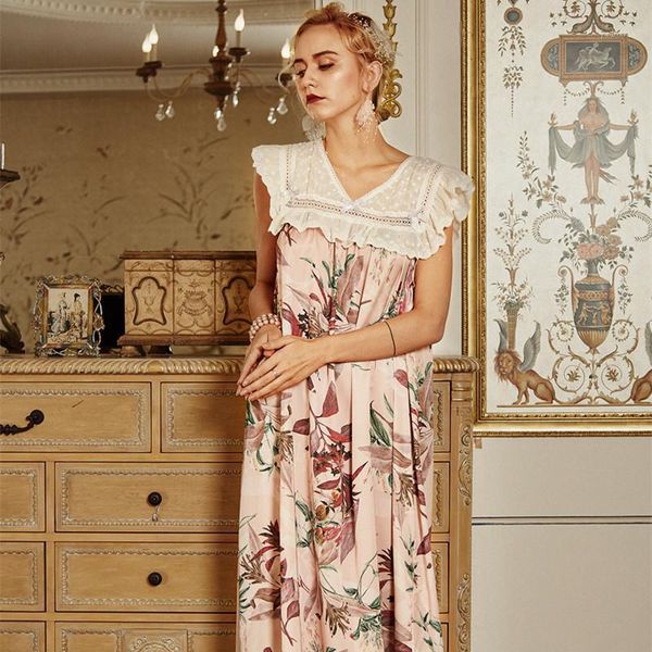 

summer nightgown romantic women sleepwear sleeveless long dress1, Black;red