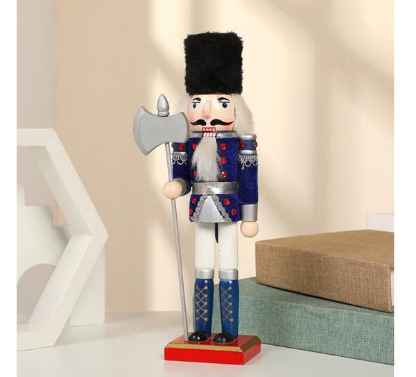 

new arrive nutcracker ornaments toy model decorative ornament kids toys holiday gift selling nice and popular style, Black