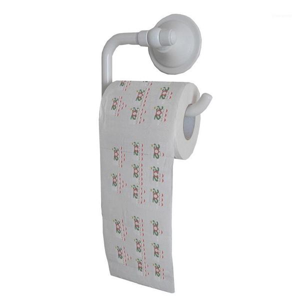 

3 rolls christmas pattern quarantine family santa claus print toilet paper roll new 20211