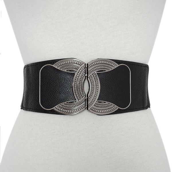 

xbpxe decorative band for for ladies new decorativeelastic belt fashionable fashionable elastic band all-matchwide belt all-matchwide ladies, Black;brown
