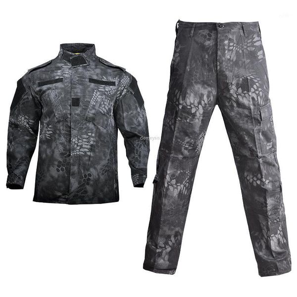 

hunting sets army tactical uniform camouflage ghillie suits outdoor combat clothing jackt pants men set1, Camo