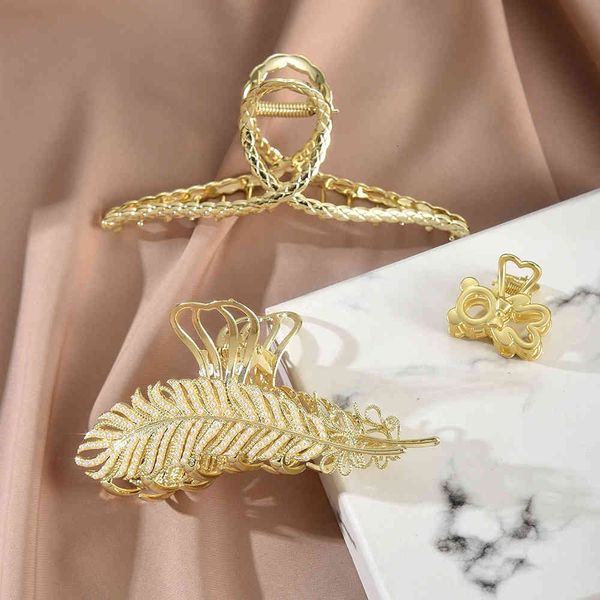 

hair jewelry girl japan and south korea style disc grab clip yzk high cargo pin accessories large volume shark sense, Golden;white