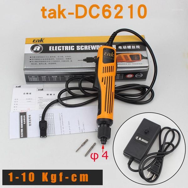 

dc6210 precision semi-automatic electric screwdriver torque 2-28 kgf-cm electric line type screwdriver bits set 220v1